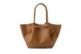 Lucky Bees 1249 Bolso Tote Mostaza Piel de Polivinilo 28x10x17 cm